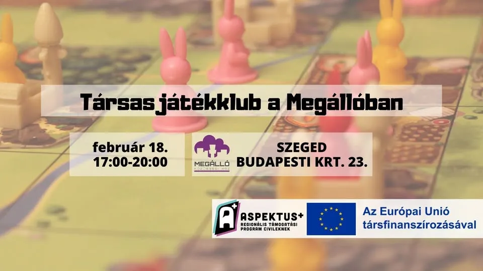 A board game club at the Stop